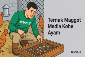 Ternak Maggot Media Kohe Ayam