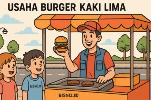 Usaha Burger Kaki Lima