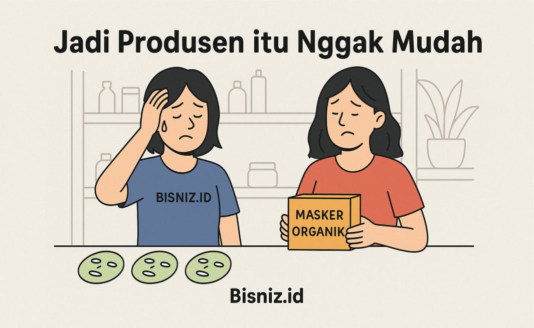 cara memulai bisnis masker organik
